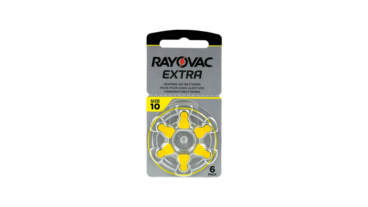 Pack x6 pilas de audífono 10