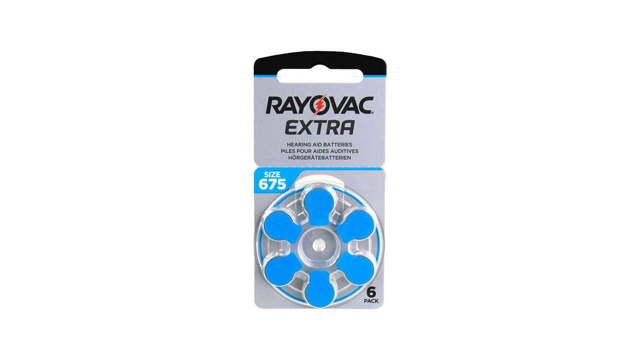 Pack x6 pilas de audífono 675
