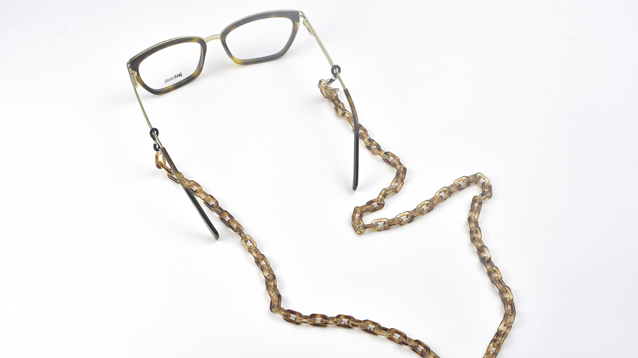 Cadena de acetato gruesa - carey