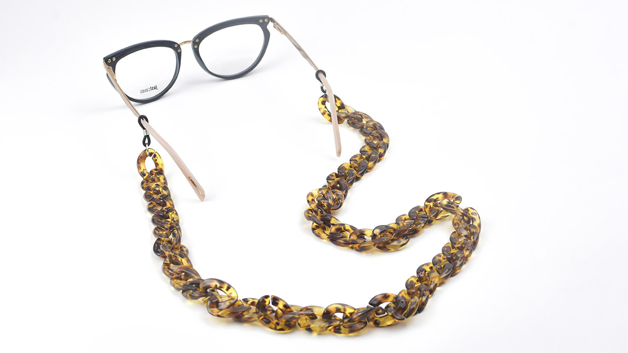 Cadena de acetato gruesa- carey